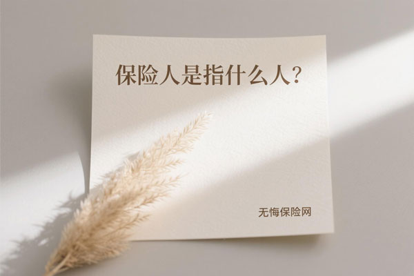 保险人是指什么人