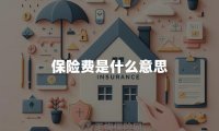保险费是什么意思