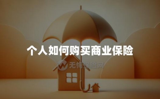 个人如何购买商业保险