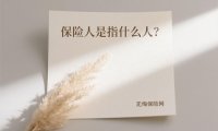 保险人是指什么人(2025年保险人权威解释)