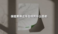 保险费用上涨是按照什么算的(2025最新权威解答)