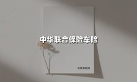 中华联合保险车险(2025最新)