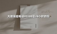 中国大地保险服务热线95590：您身边的24小时风险管家