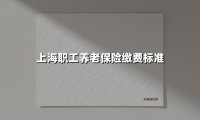 上海职工养老保险缴费标准全解读(2025年最新版)