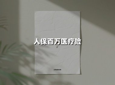 人保百万医疗险(2025最新权威解答)