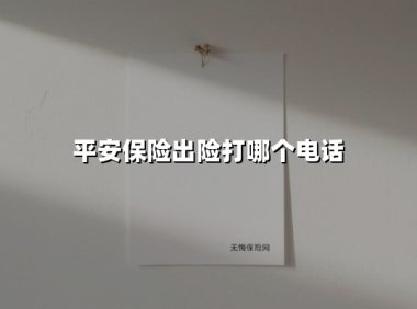 平安保险出险打哪个电话(2025最新权威解答)