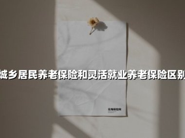 城乡居民养老保险和灵活就业养老保险区别(2025最新权威解答)