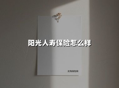 阳光人寿保险怎么样(2025最新权威解答)