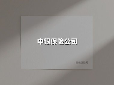 中银保险公司(2025最新权威解答)