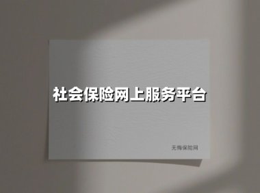 社会保险网上服务平台(2025最新权威解答)