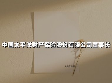中国太平洋财产保险股份有限公司董事长(2025最新)