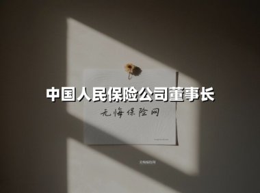 中国人民保险公司董事长