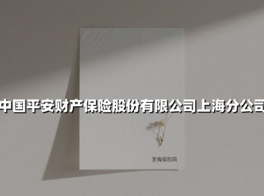 中国平安财产保险股份有限公司上海分公司