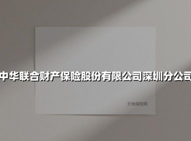中华联合财产保险股份有限公司深圳分公司(2025最新)