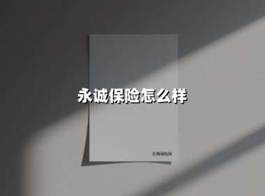 永诚保险怎么样(2025最新)