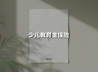 让教育金保险为孩子搭建「未来阶梯」的三大门道
