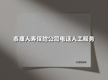 泰康人寿客服专线24小时守候：95522人工服务全流程指南