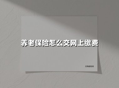2025年养老保险网上缴费全指南：3分钟掌握轻松参保秘诀