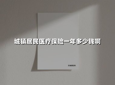 2025年城镇居民医疗保险缴费指南：费用、标准与参保攻略全解析