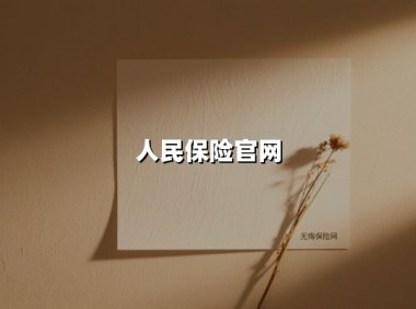 中国人民保险：您的风险防护专家与智慧服务伙伴