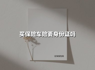 买车险必须用身份证吗？2025年最新解读与安全指南