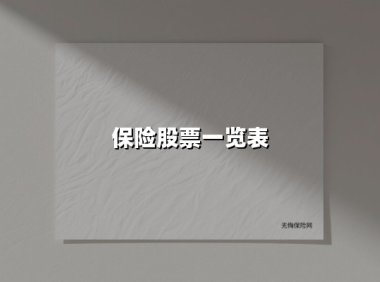 2025年7月保险股投资指南:谁在逆势突围?