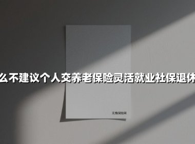 灵活就业者,你的退休风险账算清了吗?这5大隐形成本正在吃掉养老钱