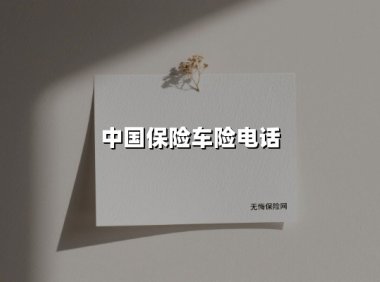2025年中国车险电话服务指南:一键直达的贴心保障