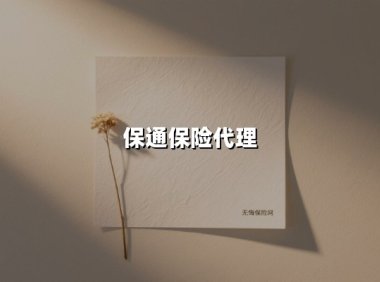 保通保险代理(2025最新权威解答)