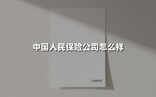 中国人民保险公司怎么样(2025最新权威解答)