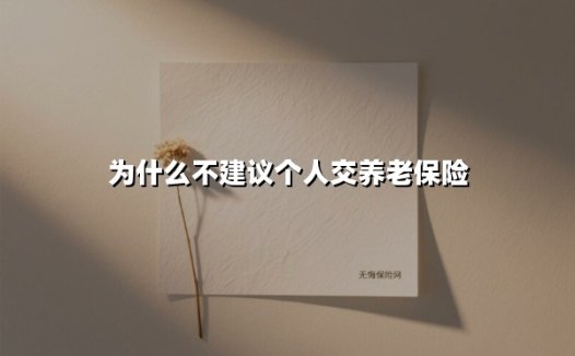 为什么不建议个人交养老保险(2025最新权威解答)