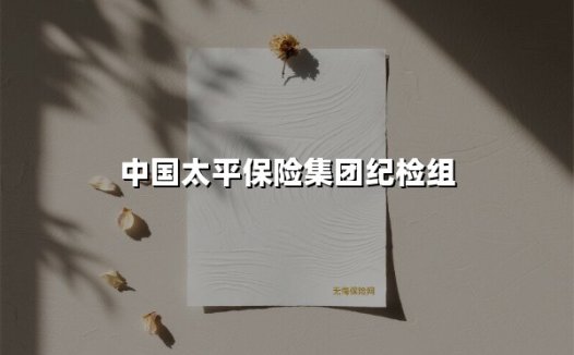 中国太平保险集团纪检组(2025最新)