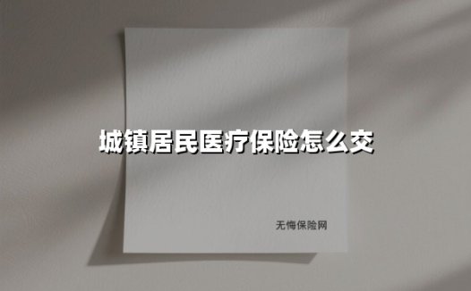 城镇居民医疗保险怎么交(2025最新)