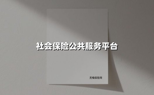 社会保险公共服务平台(2025最新)