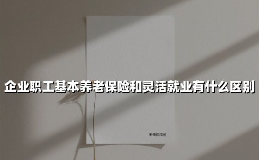 企业职工基本养老保险和灵活就业有什么区别(2025最新)