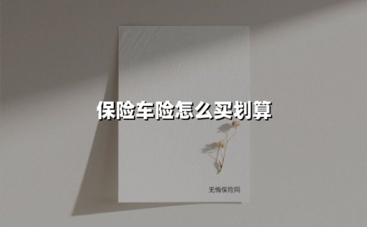 保险车险怎么买划算