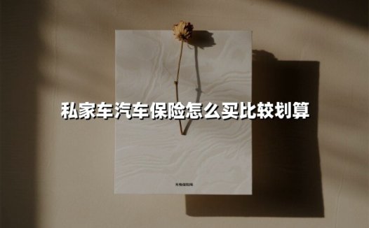 私家车汽车保险怎么买比较划算(2025最新)