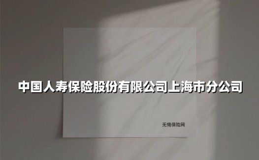 中国人寿保险股份有限公司上海市分公司(2025最新)