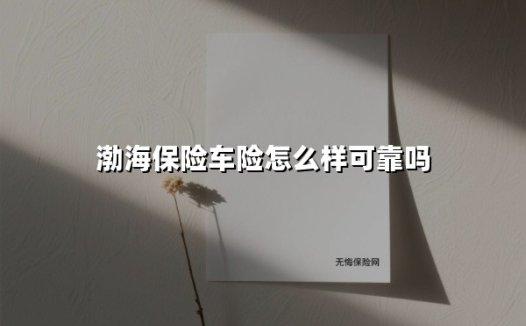 渤海保险车险怎么样可靠吗(2025最新)