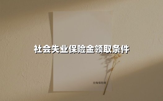 社会失业保险金领取条件(2025最新)