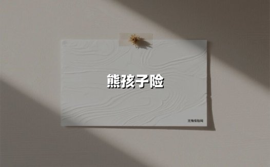 熊孩子险：化解监护风险的“智慧密码”