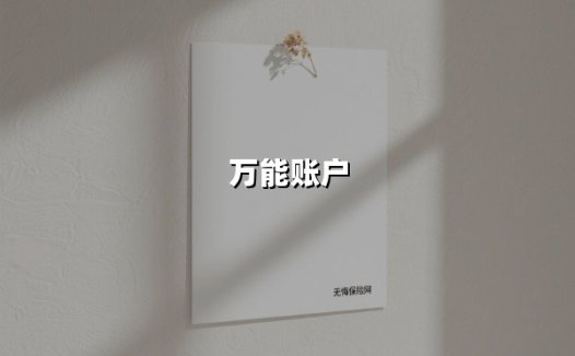 万能账户：2025年家庭资产配置的"压舱石"，这三个真相你可能还不知道