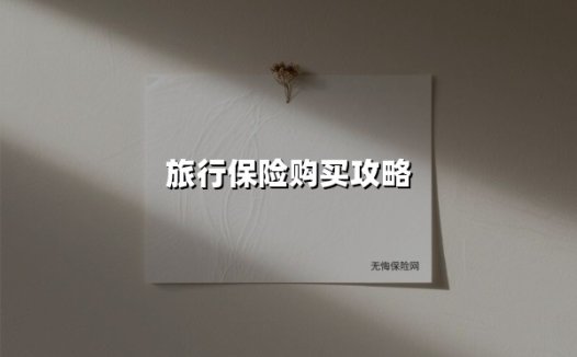 2025旅行保险避坑指南:手把手教你选对高性价比险种