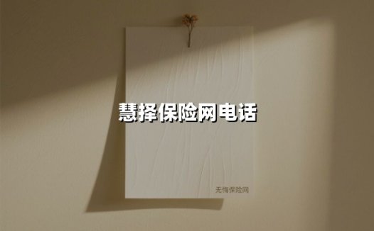 慧择保险网电话背后的故事:揭秘930万家庭的智慧之选