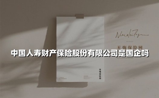 中国人寿财产保险股份有限公司是国企吗？详解其国资背景与企业实力