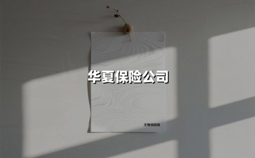 华夏保险：以创新守护亿万家庭，用责任书写时代篇章