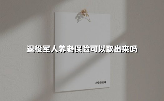 退役军人养老保险可以取出来吗？2025年最新政策全解析