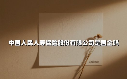 中国人民人寿保险股份有限公司是国企吗?透视央企保险巨头的"红色基因"