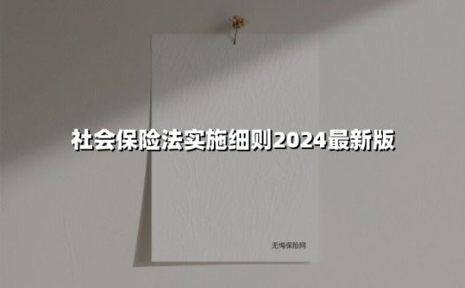 社会保险法实施细则2024最新解读：五大核心变化影响每个人