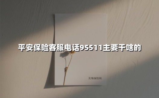 全天候守护的金融管家:平安保险95511客服电话使用全攻略